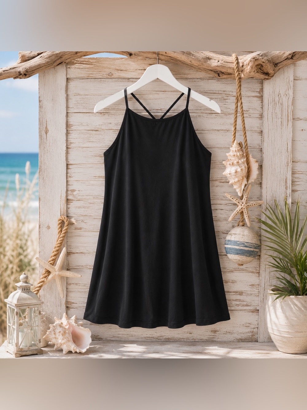 Madewell MWL Flex 2.0 Fitness Dress NWT Black Built-In Shorts Size S
